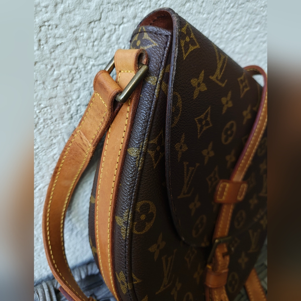 Louis Vuitton Monogram Brown & Tan Crossbody Saddle Bag - Picture 7 of 16